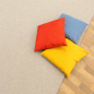 Preview: Kettelteppich hellbeige