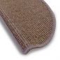 Preview: Sisal Stufenteppich Cognac braun