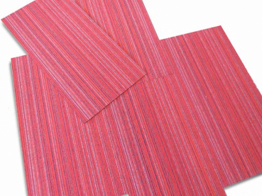 Teppichfliesen XL Stripes in rot