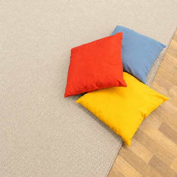 Preview: Kettelteppich hellbeige