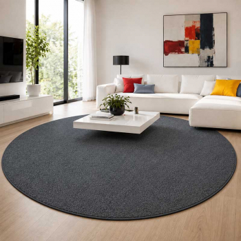 Velour Teppich Rund
