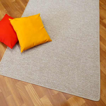 Natura Flachgewebe Teppich beige im Wunschmaß