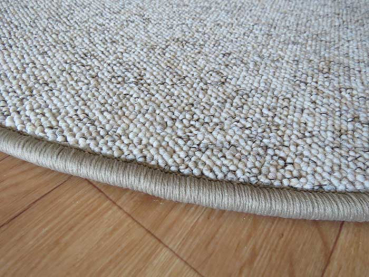Kettelteppich rund