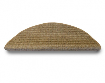 Sisal Mara Stufenmatten in Nuss mit Latexrücken.