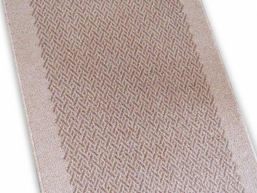 Valencia Teppich Läufer beige. In 3 unterschiedlichen Breiten. 67, 80, und 100 cm