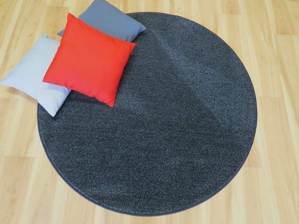 Velour Teppich Rund