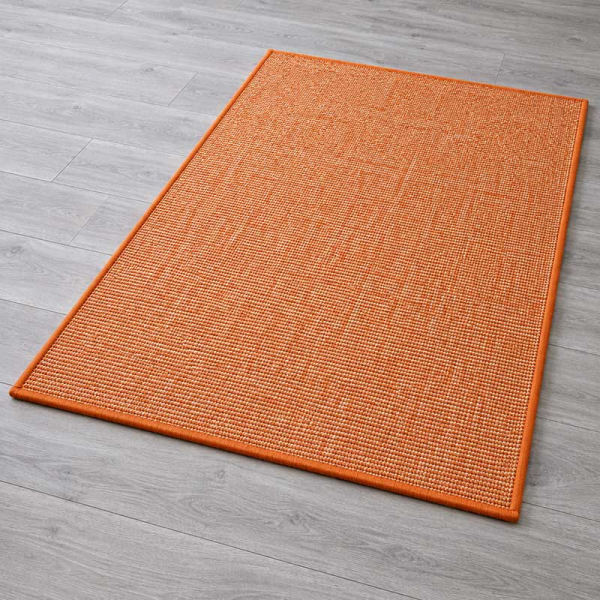 Sisalteppich orange