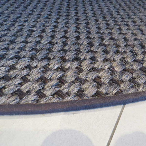 Sisal Jungle anthrazit rund