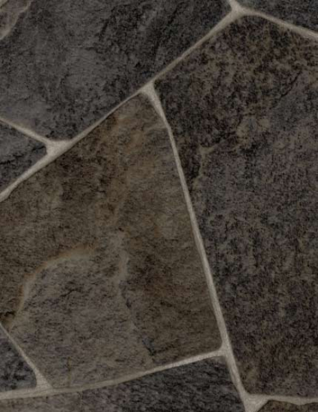 PVC Boden Bruchstein grau