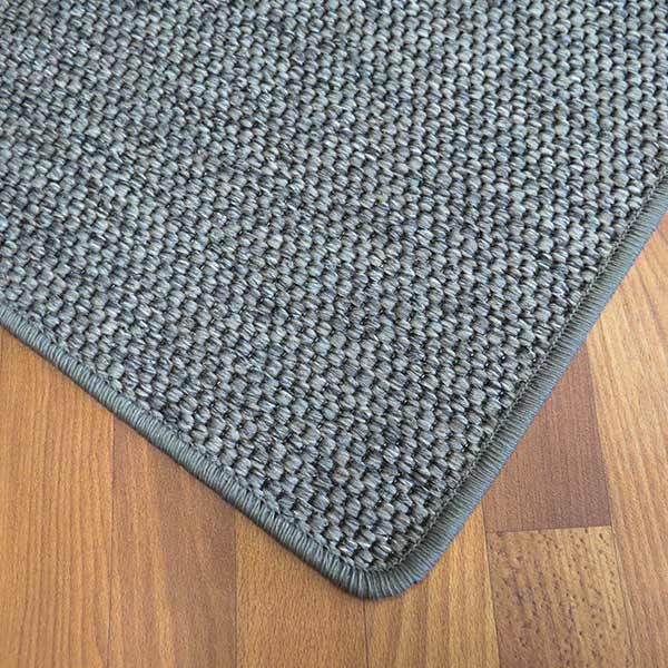 Anthrazit Flachgewebe Teppich