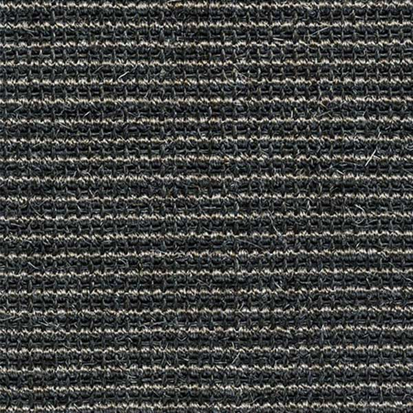 Sisal Dallas anthrazit mit Vliesrücken.