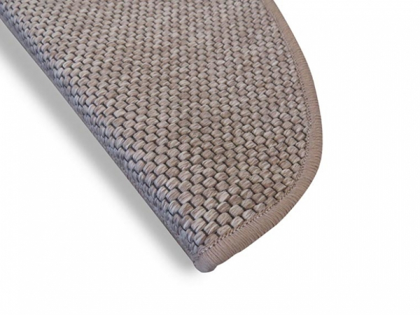 Flachgewebe Stufenmatten dunkelbeige