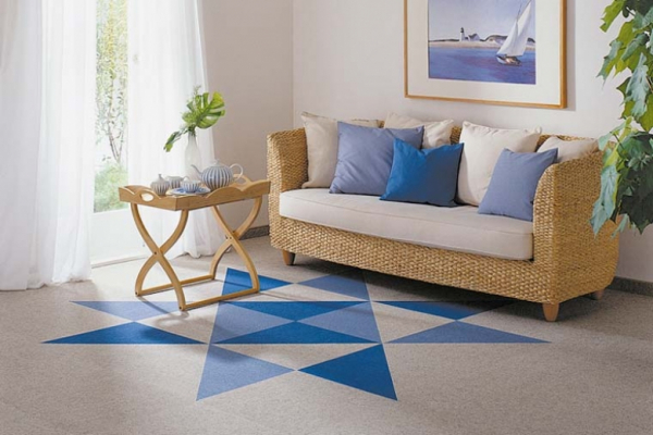 Tretford Teppichfliesen in den Farben braun und beige