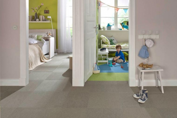 Tretford Teppichfliesen in den Farben braun und beige